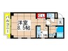 金太郎ヒルズ２７ 1Kの間取り