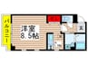 金太郎ヒルズ２７ 1Kの間取り