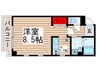金太郎ヒルズ２７ 1Kの間取り