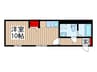ドエル桶川2 1Rの間取り
