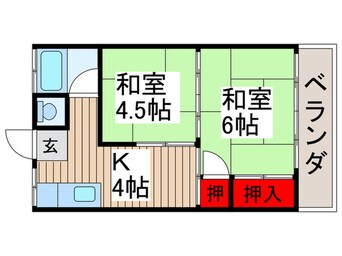 間取図 第２当摩荘