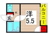 Presso Court 1Kの間取り