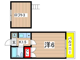 間取図 グリーンハイツあづま