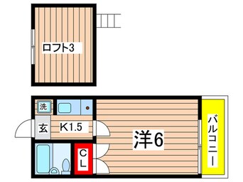 間取図 グリーンハイツあづま