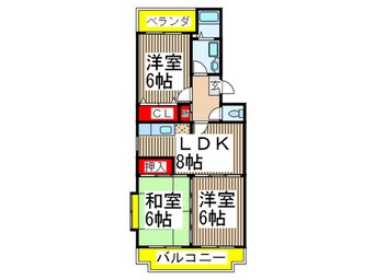 間取図 市川グリーンタウン矢野