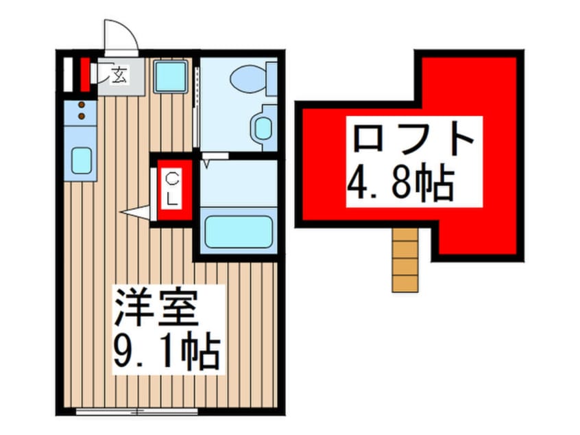 間取図 アミュレット新都心