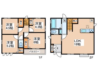 間取図 Kolet羽村#05