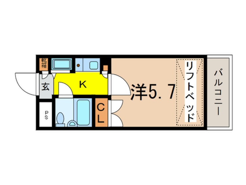間取図 ﾕｰﾚｼﾞﾃﾞﾝｽ護国寺