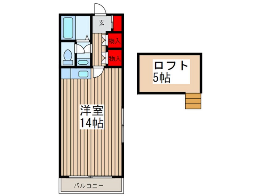 間取図 西川コ－ポ