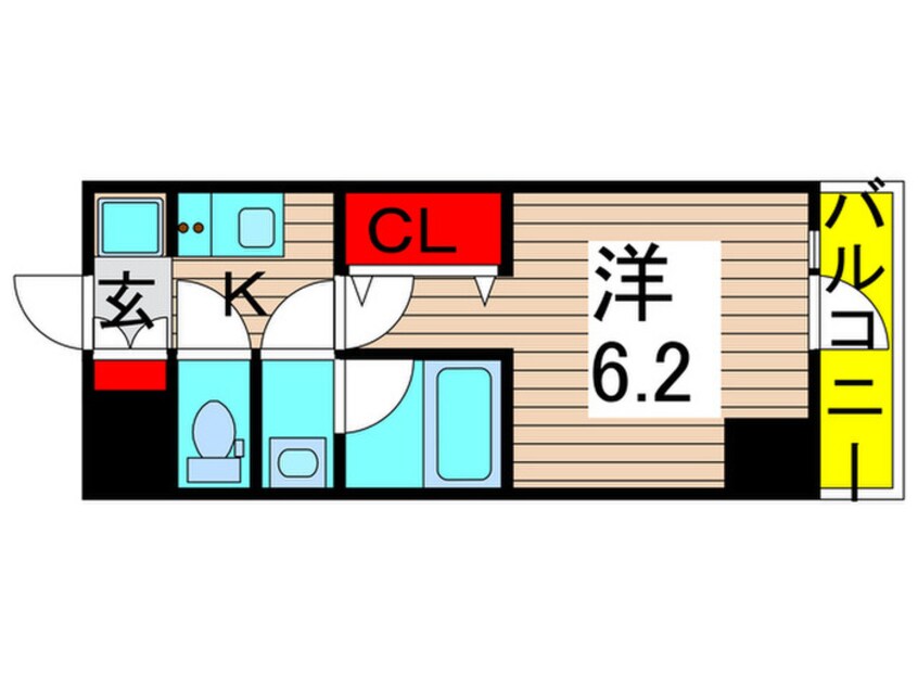 間取図 ＤＩＰＳ亀有駅前（705）