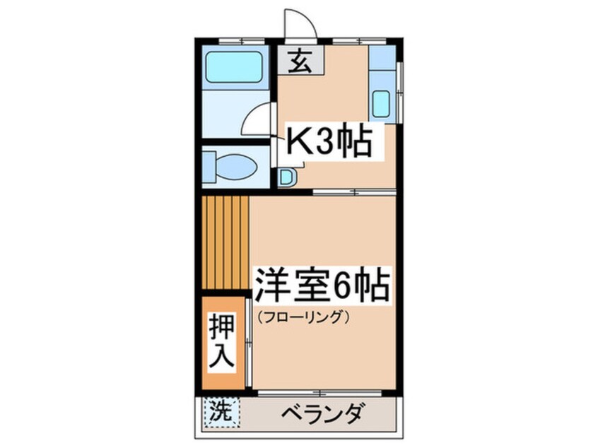 間取図 第１スザキハイツ