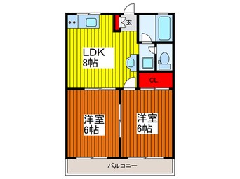 間取図 シティハイムフレール