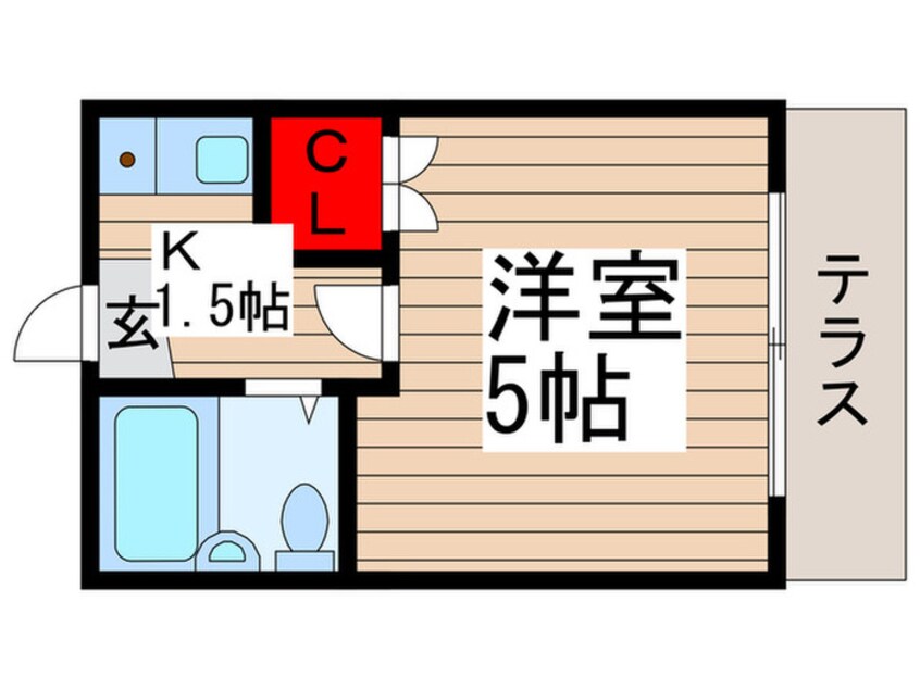 間取図 エスポアール秋津