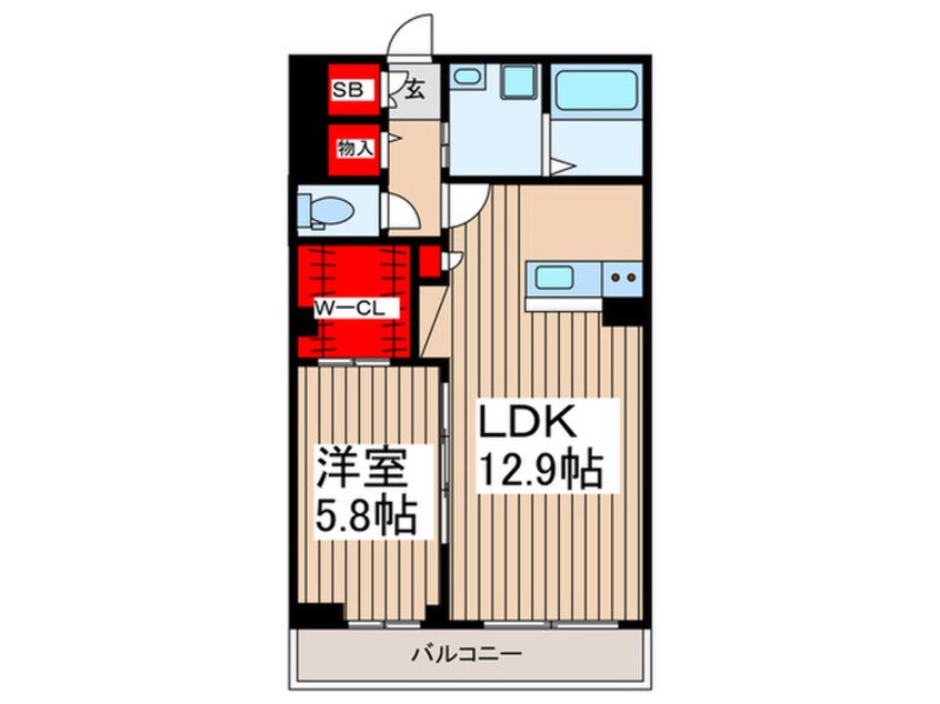 間取図 ガーデンフィール8番館