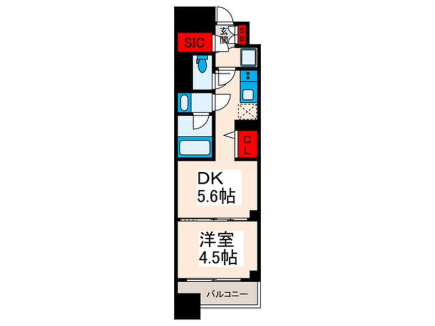 間取図 グランカーサ町屋
