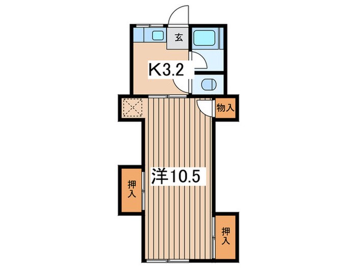 間取り図 グリーンハイツＤ