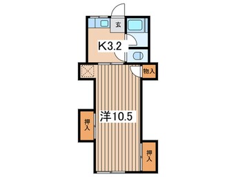 間取図 グリーンハイツＤ