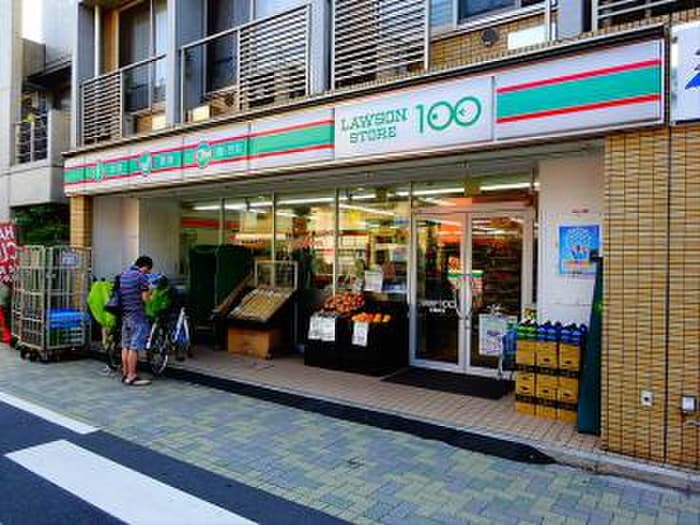 ローソンストア100 永福町店(コンビニ)まで8m グリーンハウス６