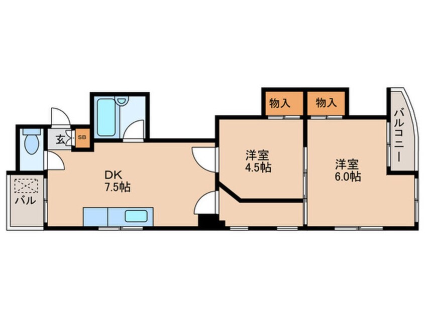 間取図 第二メゾンドゥベル