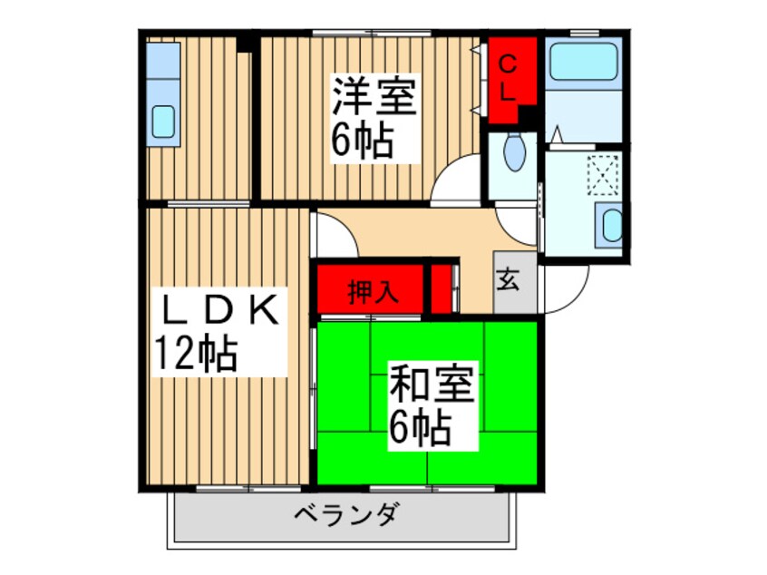 間取図 グランドハイツ