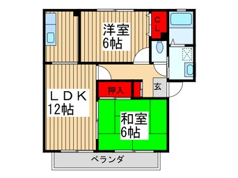 間取図 グランドハイツ