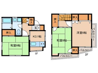 間取図 世田谷区砧５丁目戸建