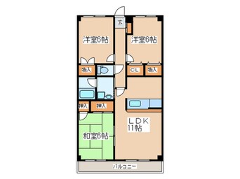 間取図 グレースハイム