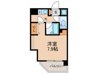 間取図 ﾚｶﾞﾘｱﾚｼﾞﾃﾞﾝｽ早稲田ｲｸｽ（1101）