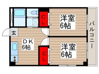 間取図 サンヒルズ