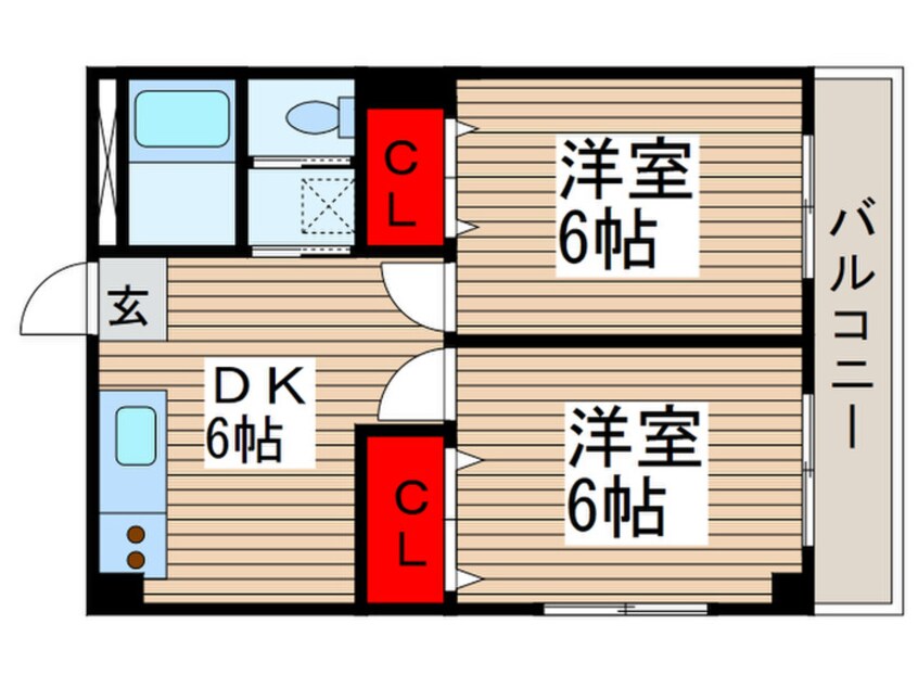 間取図 サンヒルズ