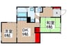 サンヒルズ 2DKの間取り