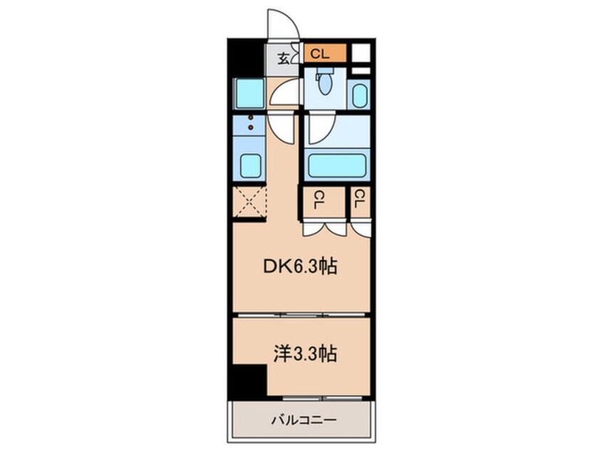 間取図 ONE ROOF RESIDENCE TAMACHI