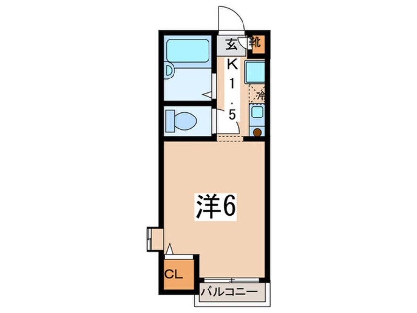 間取図 イ－ストハクラクヒルズＡ