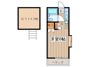 間取図 ベルポ－ト八幡山