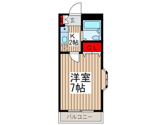 間取図 エスポア－ル大成