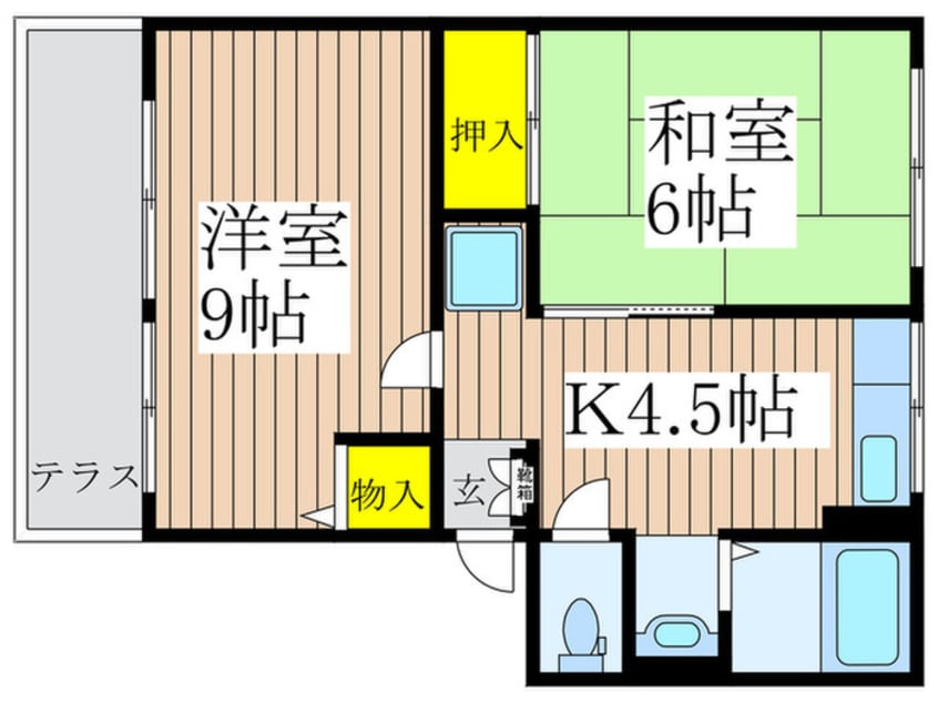 間取図 シティハイムフジ