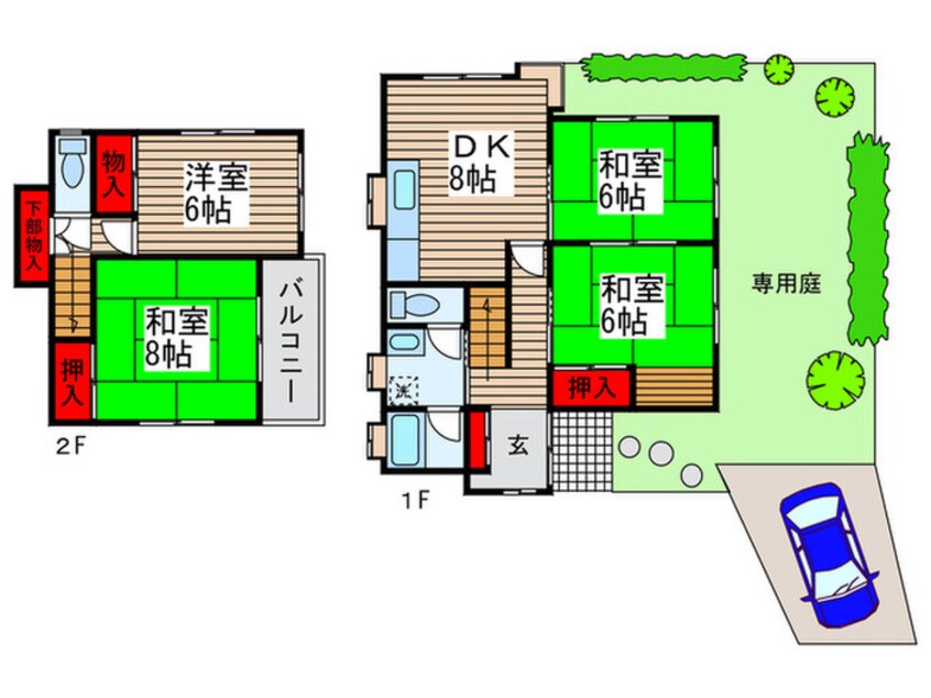 間取図 萩庭邸