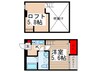 パトリアＳＭＫ 1Kの間取り