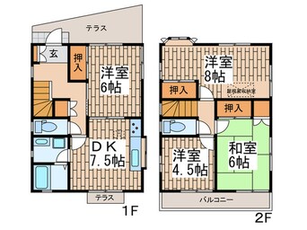 間取図 山王一丁目戸建