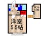 ｽﾃｯﾌﾟﾊｲﾂ石神井公園ＮＯ．7 1Kの間取り