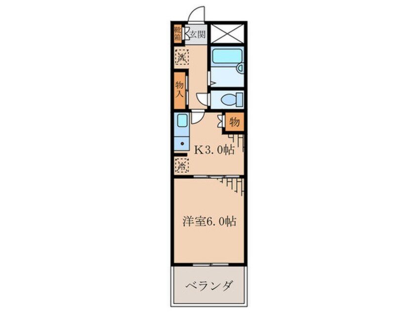 間取図 ロイヤルクレセント