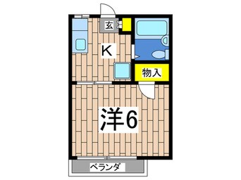 間取図 斉藤ハイツ２