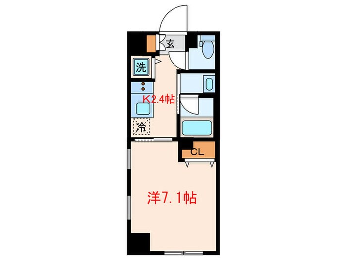 間取り図 スタイリオ元住吉