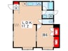 テラス日吉 1LDKの間取り