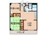 リバ－サイドマンション 2LDKの間取り