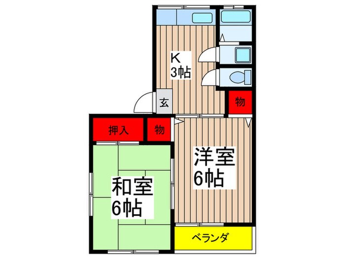 間取り図 グリ－ンハイム