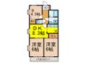 ユーコート上石神井 2DK+Sの間取り