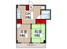 コ－ポはば 2DKの間取り