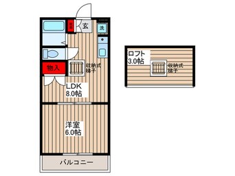 間取図 コーポ上原