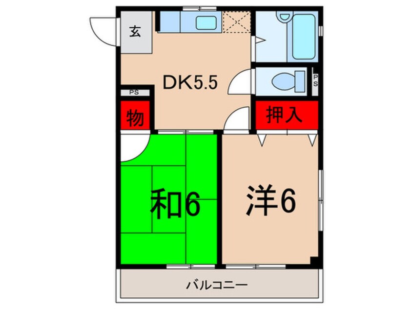 間取図 グリーンパーク石神井